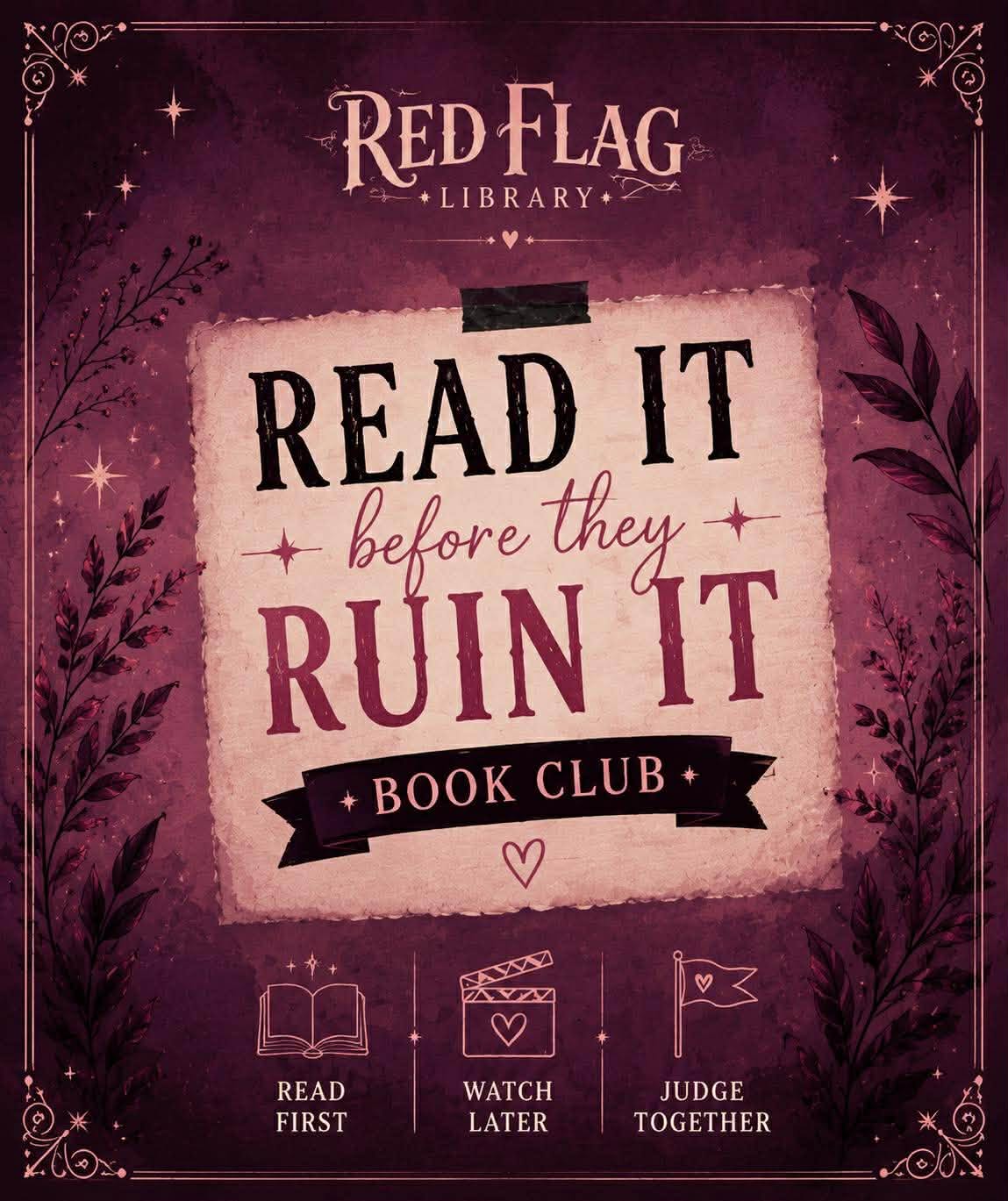 Read It Before They Ruin It — Book Club